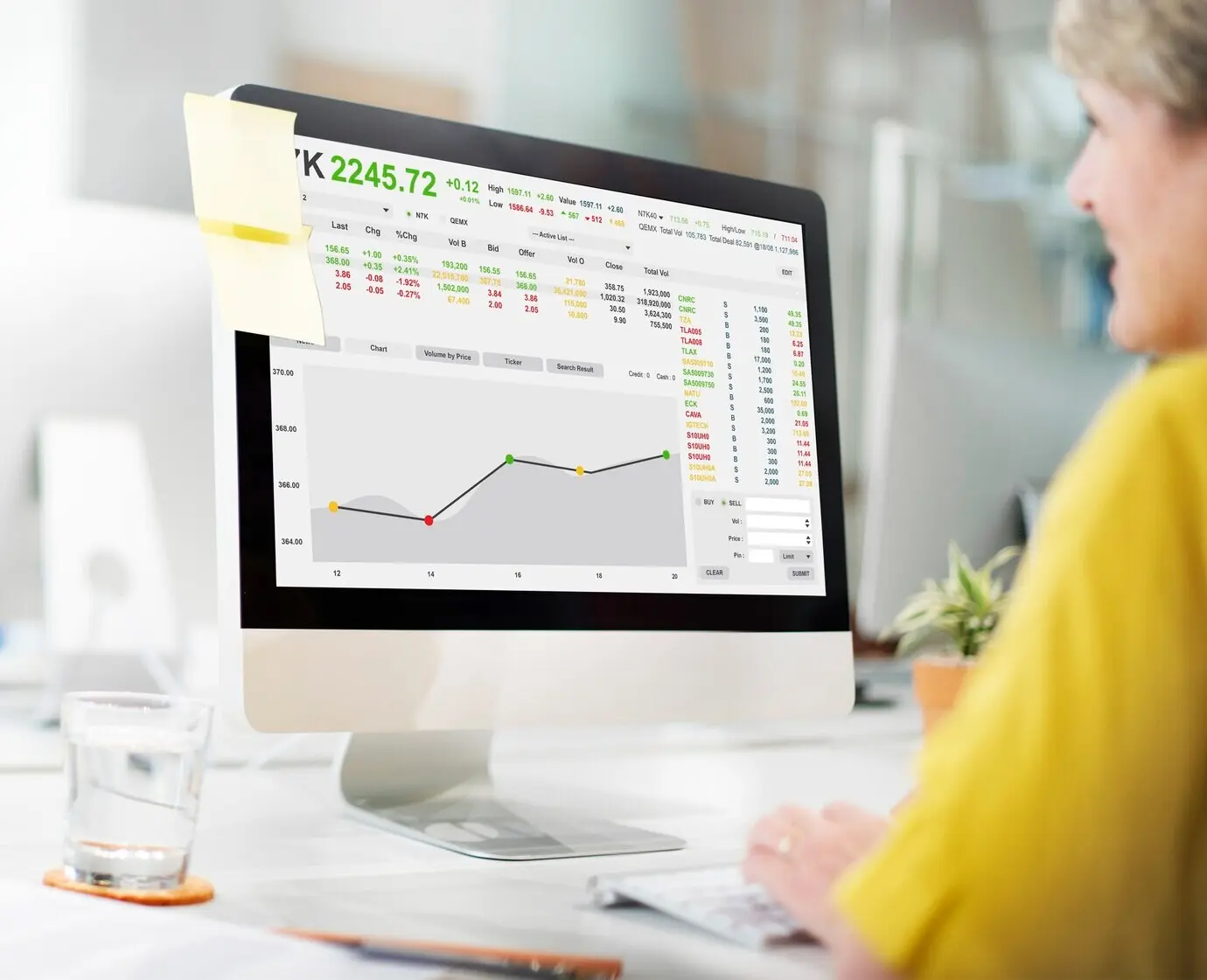 Grafisches Konzept für Börsenhandel, Forex und Finanzen